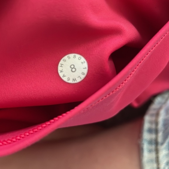 Lululemon fast and free crop II fucshia pink 8 - Picture 5 of 7